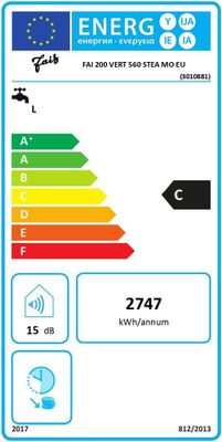 Chauffe-eau électrique 200L vertical stéatite Fais - ARISTON
