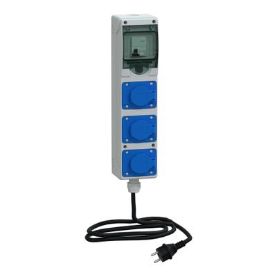 Coffret électrique de chantier monophasé 3 prises 16A - Mureva SCHNEIDER ELECTRIC
