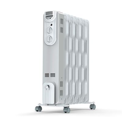 Radiateur bain d'huile électrique mobile ORSO 2500W blanc - SUPRA