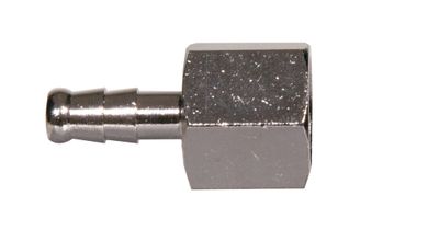 Raccord de jonction - embout cannelé 1/4f + collier pour tuyau 6x11 MECAFER