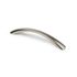 Poignée de meuble arc aluminium nickelé mat 128 mm par 4 REI