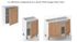 Porte pour meuble de cuisine Lounge chêne verni 70 x 60 cm OFITRES