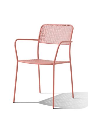 Salon de balcon PAON acier terracotta 2 places - BOCARNEA