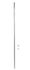 Tringle de douche télescopique de 110 à 185 cm chromée, diamètre 20 mm