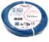 Fil HO7V-U 1 x 1,5 mm² 25 m bleu