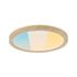 Plafonnier LED salle de bain IP44 1100 lumens lumière blanc variable Ø19cm Bois - Atria Shine PAULMANN
