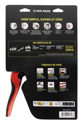 Kit de fixation spécial plaque de plâtre RED HEAD