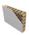 Bloc-porte postformé QUADRIZ H.204 X l.93 cm prépeint poussant droit - SMIS