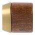Embout déco bouchon à visser en bois diam 28 mm Finition Chêne foncé par 2 - MOBOIS