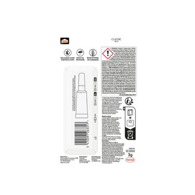 Colle de réparation instantanée Classic liquide tube 3 g - PATTEX