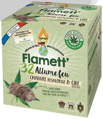 Allume feu laine de chanvre PYROFEU