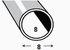 TUBE ROND INOX MAT 8X1MM 1M CQFD