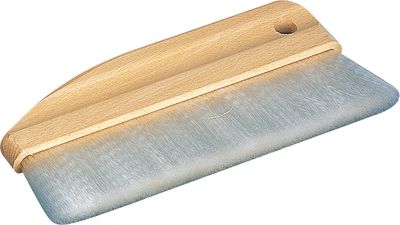 Brosse plate pour vitrificateur poignée en bois NESPOLI