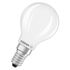 Ampoule LED Sphérique E14 Dépolie variable 5,5W=806 lumens Blanc chaud OSRAM