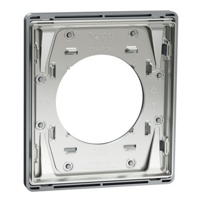 Plaque de finition 1 poste Odace 2025 Architecte effet titane - SCHNEIDER ELECTRIC