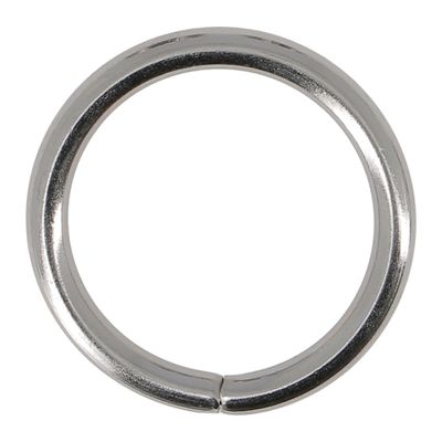 Anneaux en métal diam 52 mm Finition Chromé par 10 - MOBOIS