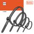 Colliers de serrage plastique noir assortiment 4 tailles par 200 - BLACK+DECKER