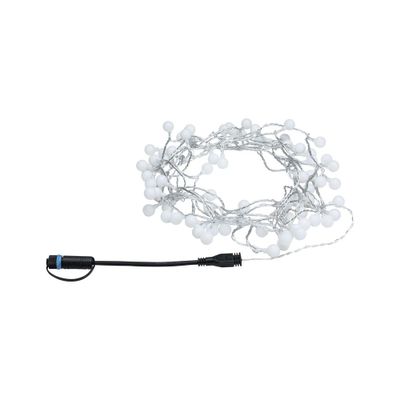 Guirlande lumineuse extérieur 7,5m LED Plug & Shine IP44 72x2 lumens blanc chaud - PAULMANN