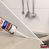Mastic Silicone Sanitaire Lisse Facile Blanc 280 ml RUBSON