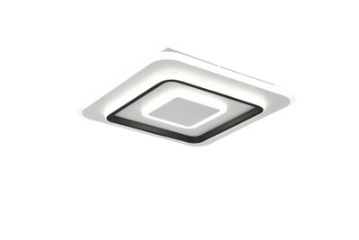 Plafonnier LED 39x39 cm Jora blanc 5400 lumens blanc variable CCT - REALITY