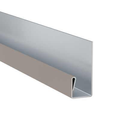 Profil de terminaison alu bardage Hardie Plank VL marron noisette - longueur 3000 mm - JAMES HARDIE