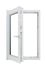 Fenêtre PVC blanc 1 vantail oscillo-battant tirant gauche H.95 x l. 60 cm CLOSY