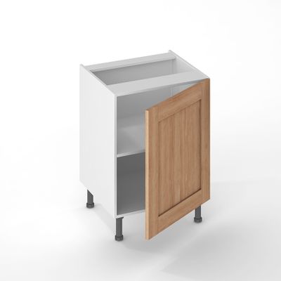 Porte pour meuble de cuisine Lounge chêne verni 70 x 60 cm OFITRES