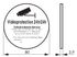 Plaque signalétique adhésive Vidéoprotection 24/24 diamètre 80 mm THIRARD