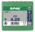 Vis tête fraisée T-star 4 x 25 mm par 200 SPAX
