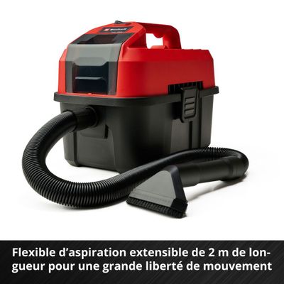 Aspirateur eau et poussières TE-VC 18/10 Li-Solo cuve 10l avec batterie 4Ah et chargeur EINHELL