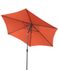 Parasol droit inclinable diamètre  2.70 m terracotta