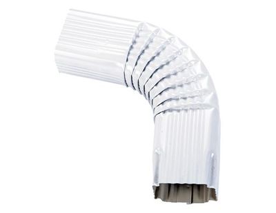 COUDE LATERAL INTERIEUR ALU BLANC