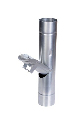 Récupérateur d'eau zinc pour descente diamètre 80 mm - EDILIANS