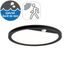 Applique extérieur LED détecteur de mouvements Lamina noir IP44 1200 lumens blanc chaud - PAULMANN