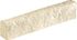 Bordure de jardin droite Bearn 50 x 7 x 10 cm béton crème WESER