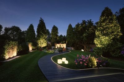 Galet lumineux extérieur LED Ø35cm Plug & Shine IP67 235 lumens blanc chaud - PAULMANN