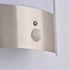 Applique extérieur E27 détecteur de mouvements Harbour nickel brossé IP44 20W - COREP