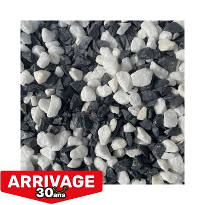 Gravier décoratif Dalmate 6-12 sac de 20 kg - JARDINAT