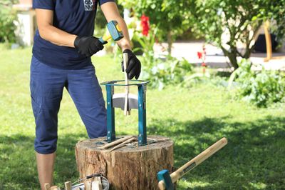 Refendeur de bûches inversé LEBORGNE