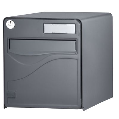 Boîte aux lettres Baltic 1 porte anthracite BURG-WÄCHTER