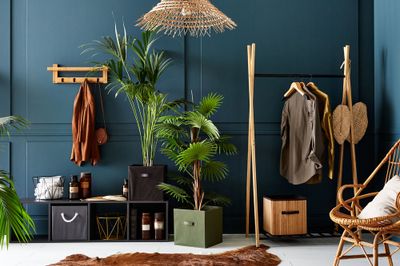 Portant métal / bambour noir BOX & BEYOND