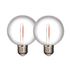 Ampoules globe pour guirlande LED E27 55 lumens blanc chaud par 2 - TIBELEC