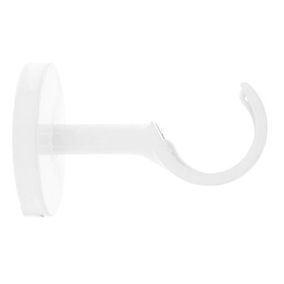 Support ouvert en métal de 60 mm diam 28 mm Finition Blanc brillant par 2 - MOBOIS