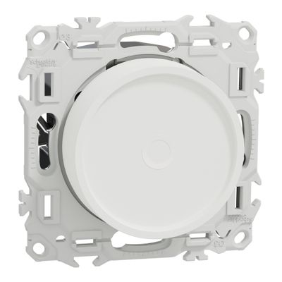 Variateur de lumière rotatif universel Odace 2025 blanc - SCHNEIDER ELECTRIC