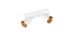 Réglette 2 spots GU10 Sharp blanc 2x10W - TRIO