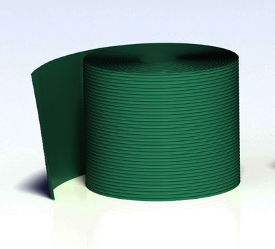 Lamelles souples d'occultation horizontale L.2,00 x H.1,72/1,92 m vert FERRO BULLONI