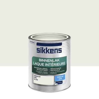 Peinture Laque intérieure ivoire satin 0,75 L - SIKKENS