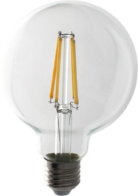 Ampoule LED globe 95 mm filaments clairs 6W 900 lumens dimmable blanc chaud - ARLUX