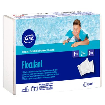 Floculant piscine en cartouche 1 kg GRE