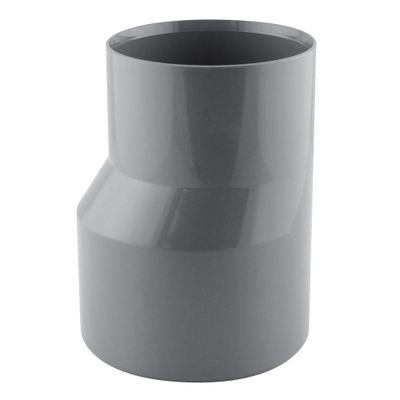 Réduction excentrée PVC évacuation mâle/femelle Ø100x80 - FITT
